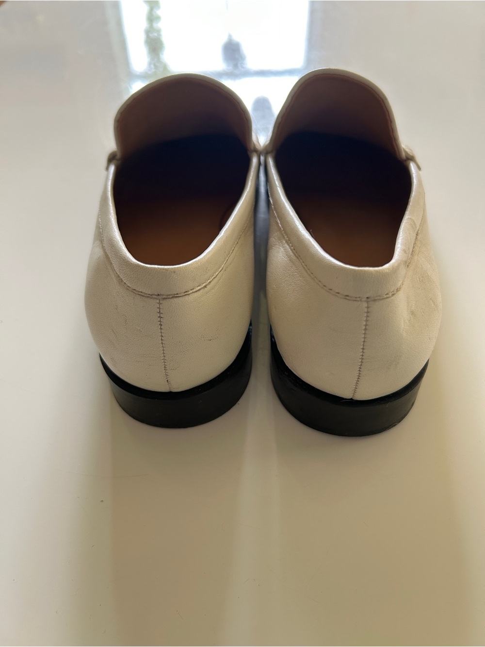 COS White/Cream Leather Loafers - Picture 4 of 9